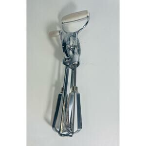 Vintage Hand Mixer Stainless Steel Working Condition